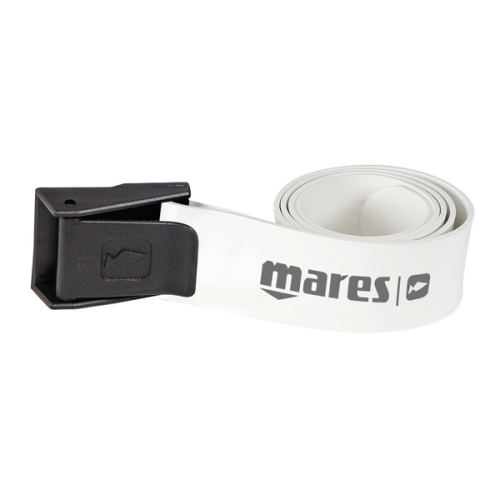 [마레스/MARES] 엘라스틱 화이트 벨트 / BELT ELASTIC W/NYLON BUCKLE