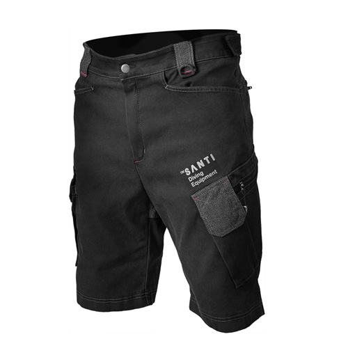 [산티/SANTI] Scuba Jeans Short 스쿠바 데님 숏 진 (남녀공용)