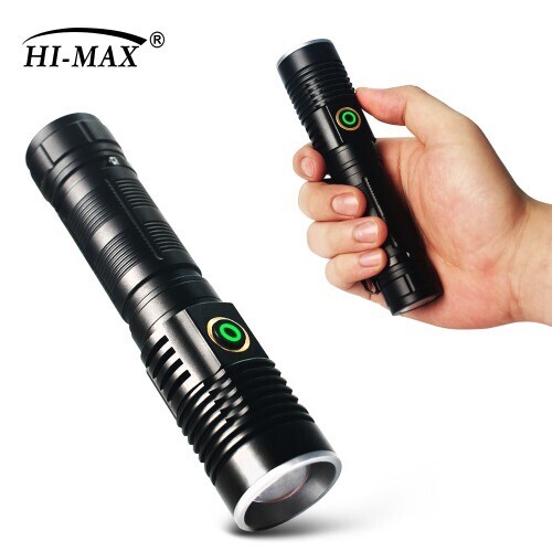 [하이맥스/HI-MAX] 초강력후레쉬 줌 레이저 LED손전등 충전식 써치라이트 해루질랜턴 LS-20 풀세트 - 물이좋다